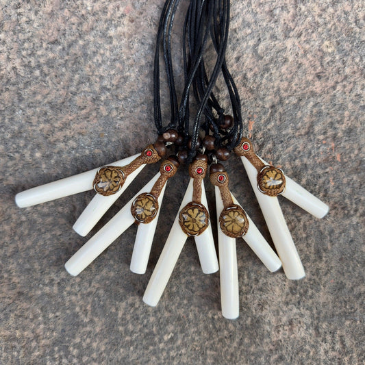 White Bone Aya Kuripe Necklace